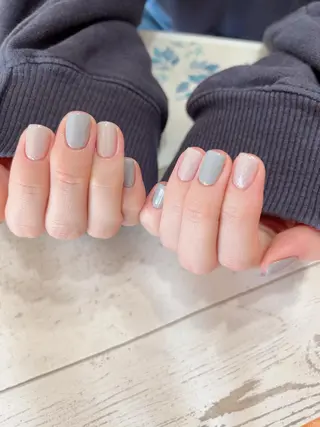 ネイル 北浦和 自爪育成ケアのネイルデザイン