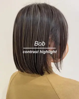 ショート カラー 髪質改善/白髪ぼかし レイヤー 🌱千咲季のヘアスタイル