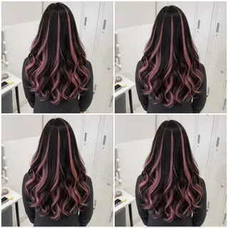 ロング カラー 髪質改善カラー艶髪× エクステ かいり✂️のヘアスタイル