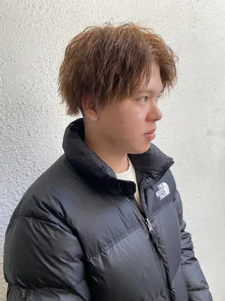 ショート パーマ メンズ 小顔ショート/ボブ/ 川口京佑のヘアスタイル