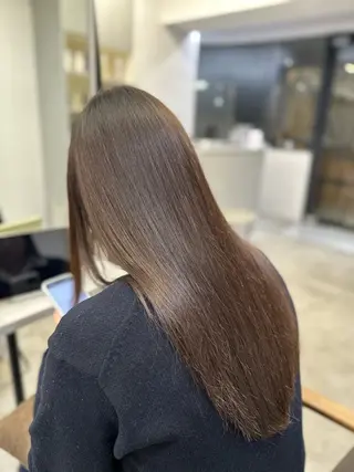 ロング パーマ ハイトーンカラー が絶対可愛い✨泰聖✨のヘアスタイル