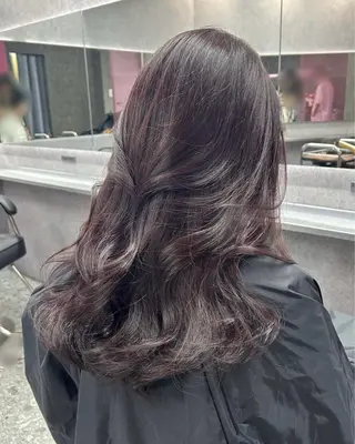 カラー LANDS所属・nanaka 🤍韓国ワンホンヘアのヘアスタイル