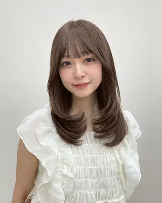 ミディアム ボブ/レイヤー /sora🌙✨️のヘアスタイル