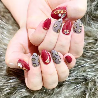 ネイル 🌙都岡 ムーンネイルのネイルデザイン