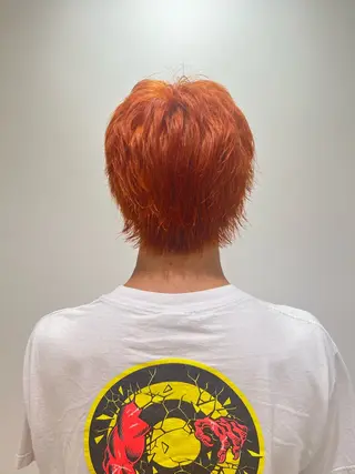 カラー メンズ 🌝ぷる艶ハイトーン 柔らかヘア🍅まあやのヘアスタイル