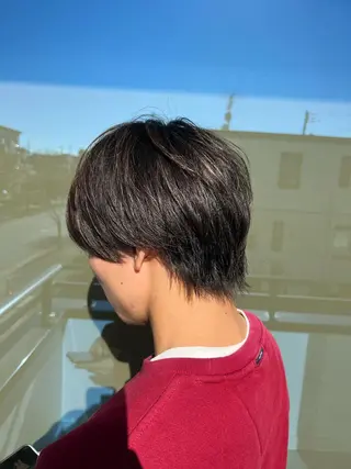 ミディアム メンズ 倉持 龍歩のヘアスタイル