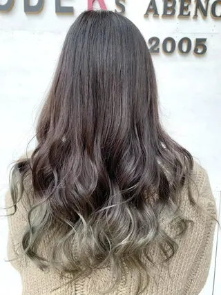 ロング カラー Zina天王寺 CHIAKIのヘアスタイル