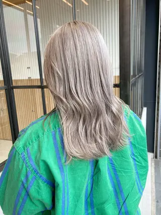 セミロング カラー ボブ/ハイトーン 立川loose 下田のヘアスタイル