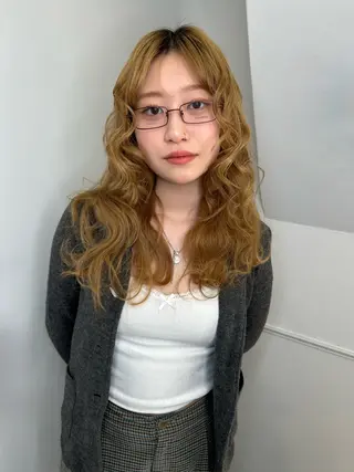 ロング カラー land所属・透明感カラー/レイヤ ー🌙Honokaのヘアスタイル