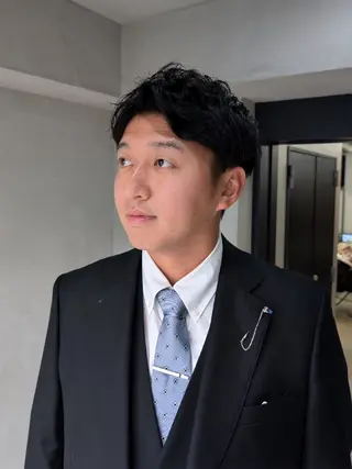 ショート パーマ ヘアアレンジ メンズ 【韓国ヘア】 人気No.1/ユウキのヘアスタイル