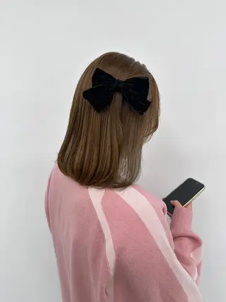 ミディアム 艶カラー/ 表参道/こはるのヘアスタイル