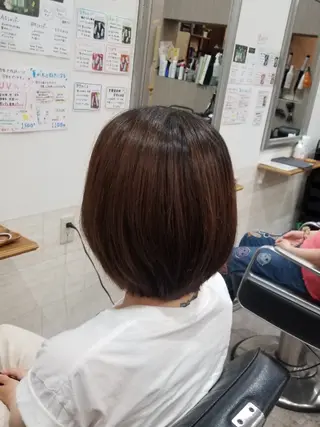 ショート 暖色🍎透明感カラー 🩵小林かりんのヘアスタイル