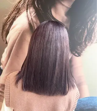 セミロング N＋所属・前田 菜奈子のヘアスタイル