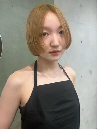 ミディアム 田中 里奈のヘアスタイル