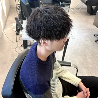 ショート パーマ メンズ 浜松/メンズサロン/ Yuna🐈‍⬛🫧のヘアスタイル