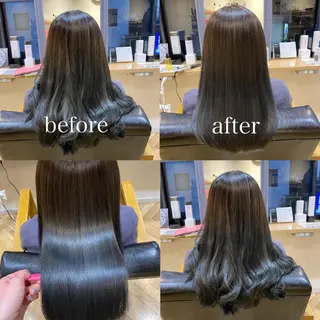 ロング 艶カラー/韓国顔周り 🎀mamiのヘアスタイル