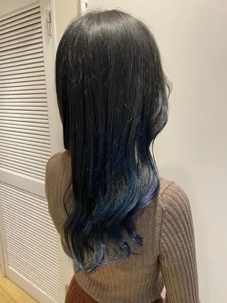 ミディアム カラー kawabe maikoのヘアスタイル