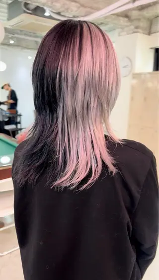 ミディアム 💥ウルフカット デザインあんな💥のヘアスタイル