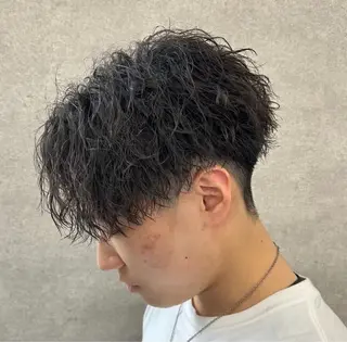 ショート パーマ メンズ 🖤Ayumi🖤 メンズ特化❤️‍🔥のヘアスタイル