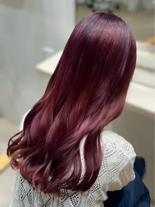 セミロング カラー COTAN所属・yui /ブリーチなしカラーのヘアスタイル