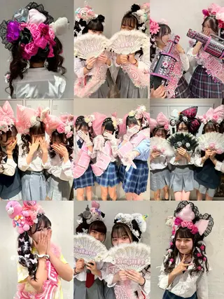 ヘアアレンジ 💗暖色/ブリーチ/ レイヤー/横浜/メイのヘアスタイル