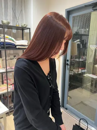 セミロング yasuda juriのヘアスタイル