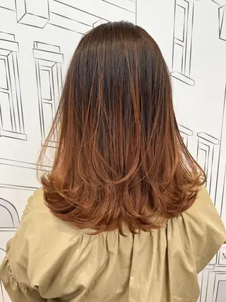 ミディアム カラー レイヤー⭐️カラー ⭐️平川雅史のヘアスタイル