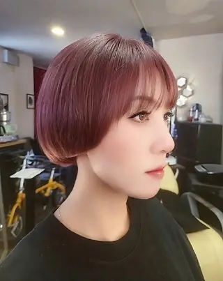 ショート sinistra シニストラ　足利山下店所属・シニストラ足利 原宿表参道のカラーのヘアスタイル