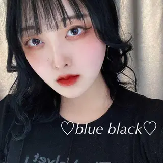 ミディアム カラー NANAMI🩵 大人可愛い韓国ヘアのヘアスタイル