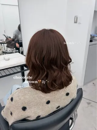 ミディアム カラー 𝐇𝐚𝐧𝐚 /モデル募集中🎀のヘアスタイル