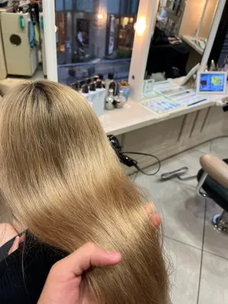 カラー 暖色カラー/ メンズパーマつばきのヘアスタイル