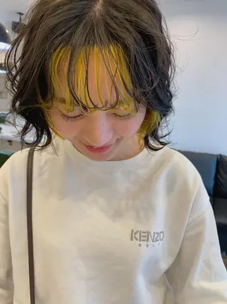 セミロング カラー m ā l o.🌷 サカモトマイコのヘアスタイル