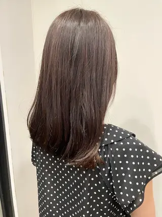 セミロング トヨシマ シュウトのヘアスタイル