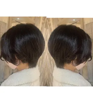ショート 韓国🇰🇷 ✂︎hair 内田愛のヘアスタイル