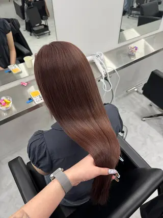 ロング うる艶🫧ハイトーン 💜🦋🫧ミズキのヘアスタイル
