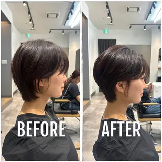 ショート ショートカット🧸 ごとうさなのヘアスタイル