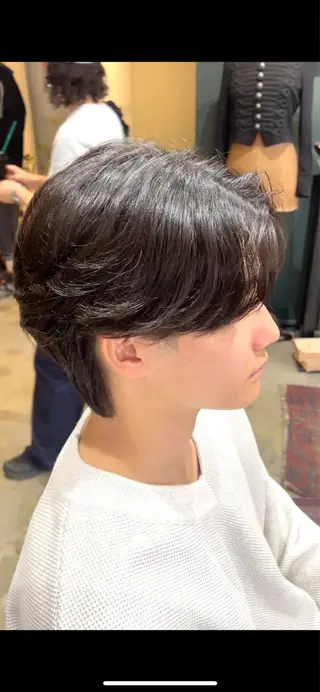 パーマ メンズ メンズパーマ眉毛 特化アユム🔥のヘアスタイル