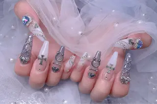 ネイル ETERNA Nail 銀座店【パラジェル/フィルイン/チップ長さだし/マグネット/ニュアンス】所属・ア カリのネイルデザイン