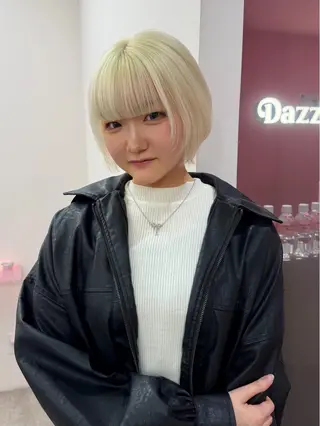 ショート カラー ブリーチカラー 特化/MAHIROのヘアスタイル