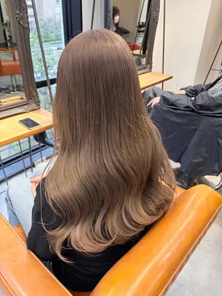 ロング 梅田ハイトーン 🎀Rumina🎀のヘアスタイル