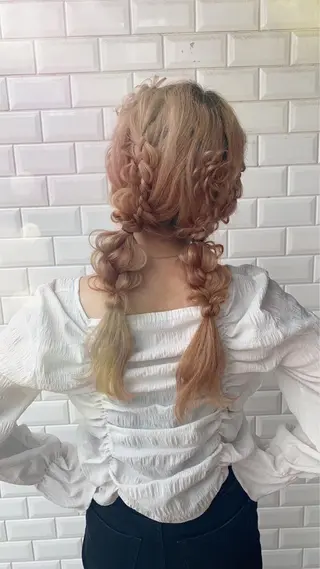 ヘアアレンジ メンズモテパーマ💙 fuwaのヘアスタイル