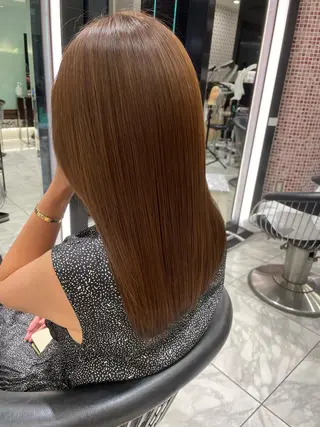 セミロング 韓国風パーマ/ヘア セット/店長みづきのヘアスタイル