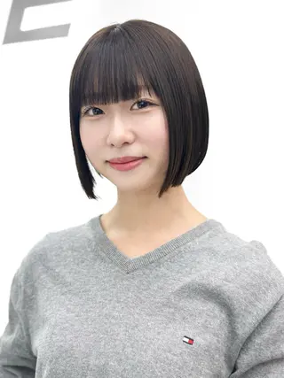ショート カラー ヘアアレンジ 縮毛矯正🤍 盛れるボブ/ひかりのヘアスタイル