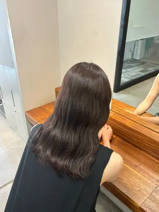 ミディアム カラー さくら/ JR福島駅徒歩5分のヘアスタイル