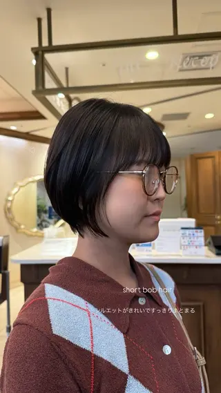 ショート wada  rina /ショートボブのヘアスタイル