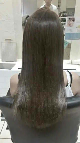 ミディアム セミロング ロング カラー 【髪質改善美容師】t occa茨木篠原健太のヘアスタイル