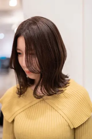 ミディアム カラー Lazo所属・Lazo/ 原弥和子のヘアスタイル