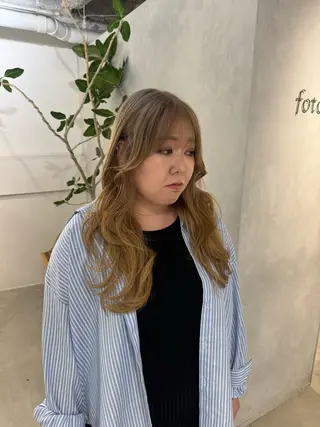 セミロング 顔周りcut・ご相談 ＝新宿しずく🇰🇷のヘアスタイル