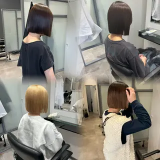 ショート Leyシェアサロン所属・中井亜未/ 姫路ボブのヘアスタイル