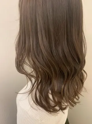 ロング カラー unico.所属・韓国ヘア/暖色カラー 新美多英のヘアスタイル